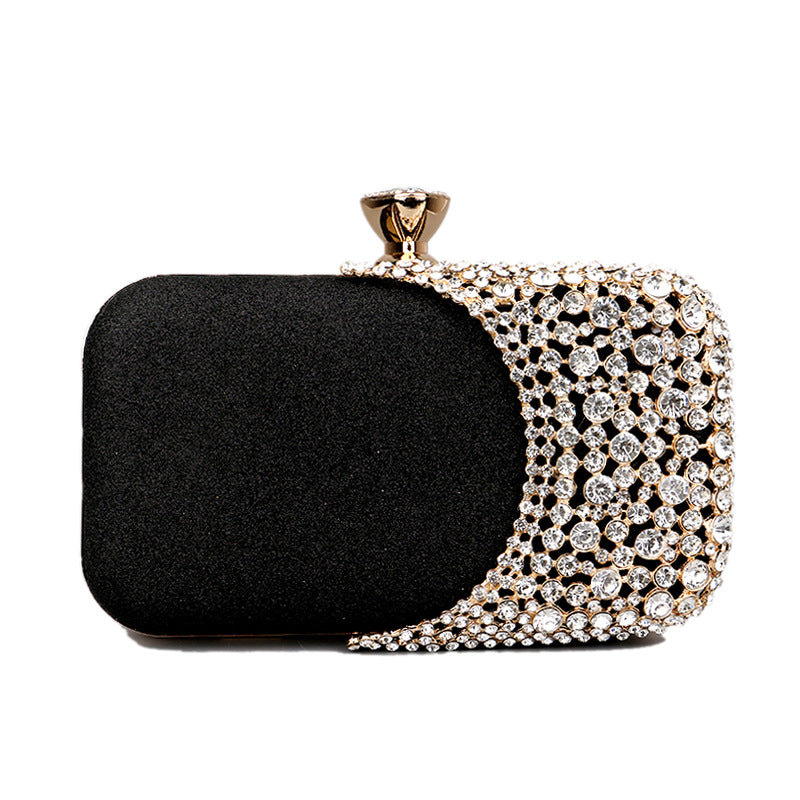 Wholesale Synthetic Leather Diamond Evening Bag